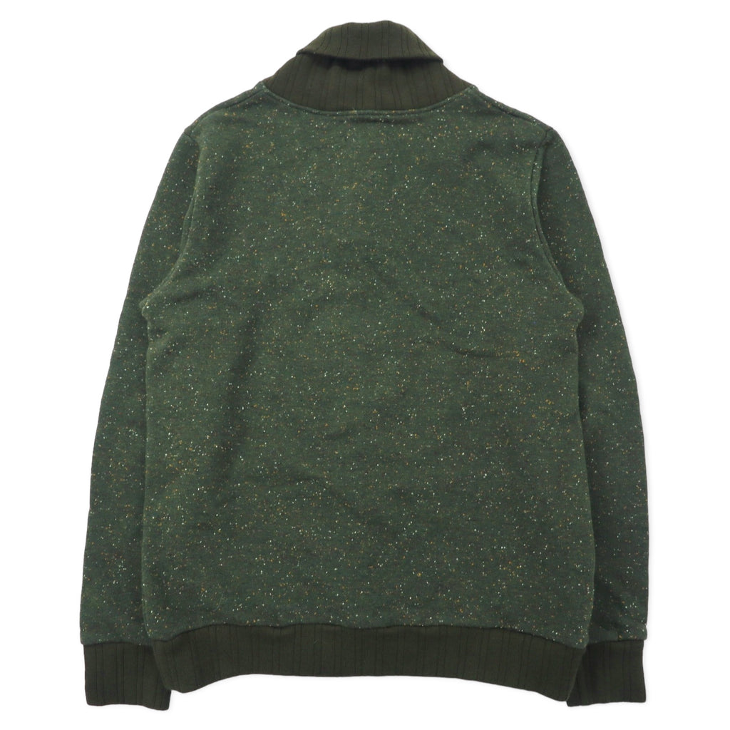 BLUE / BLUE Shawl Collar Sweatshirt ONE Khaki Cotton Collar Nep Made in Japan Unused