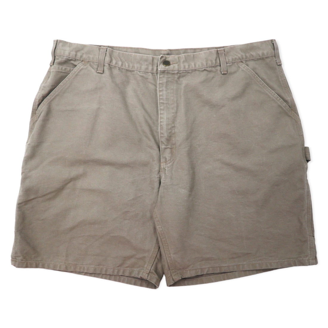 日本然リトテ-古着オンライン-Carhartt ダック ワークショーツ ペインター ハーフパンツ 42 カーキ コットン WASHED DUCK WORK SHORT B25-Carhartt Duck Work Shorts Painter Half Pants 42 Khaki Cotton WASHED DUCK WORK SHORT B25