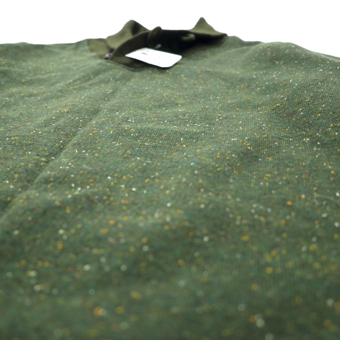 BLUE / BLUE Shawl Collar Sweatshirt ONE Khaki Cotton Collar Nep Made in Japan Unused