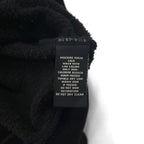 POLO JEANS COMPANY RALPH LAUREN V-neck crew neck sweatshirt, XL, black, solid color, one-point logo embroidery