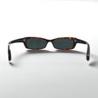 Ray-Ban Square Rectangle Sunglasses, Brown Tortoiseshell, RB2163, 1060/71, 59-15, 140mm, 3N