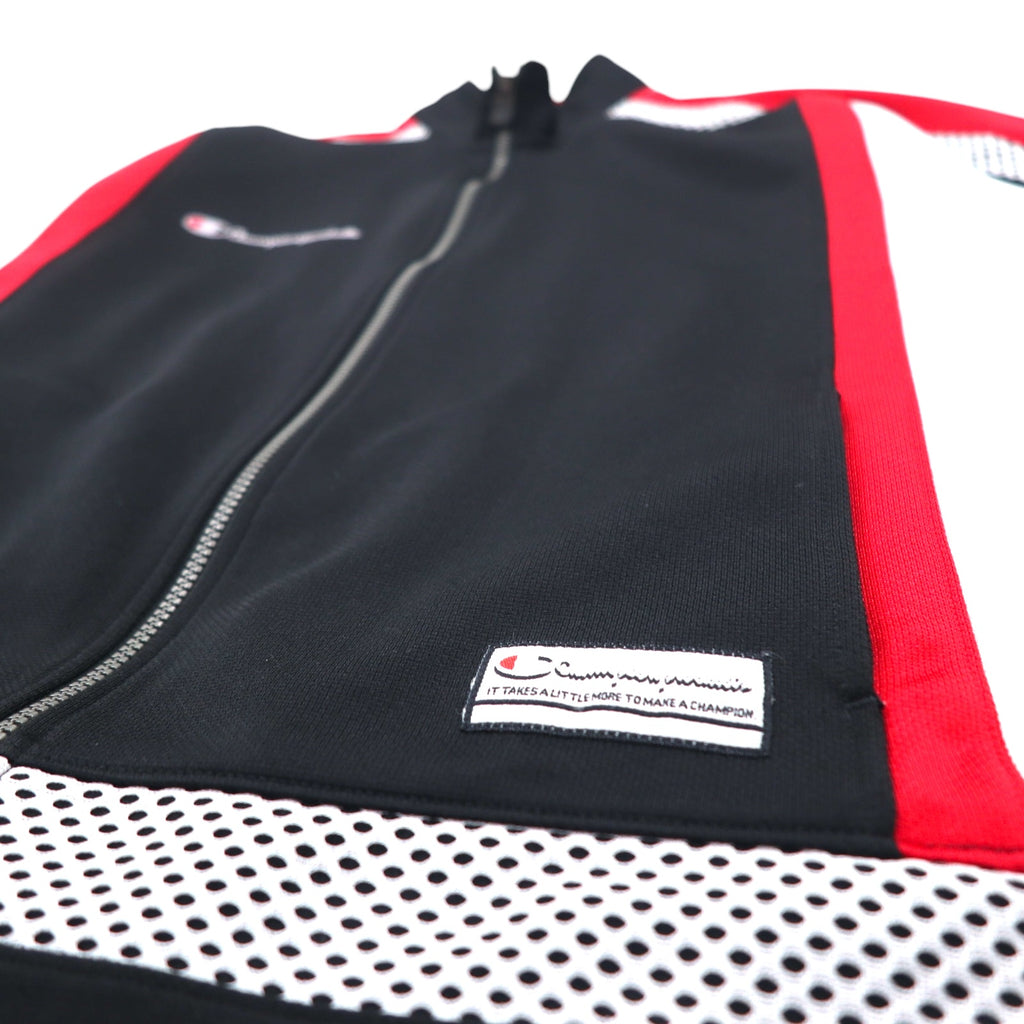 Champion products 90年代 トラックジャケット ジャージ M ブラック ワンポイントロゴ刺繍