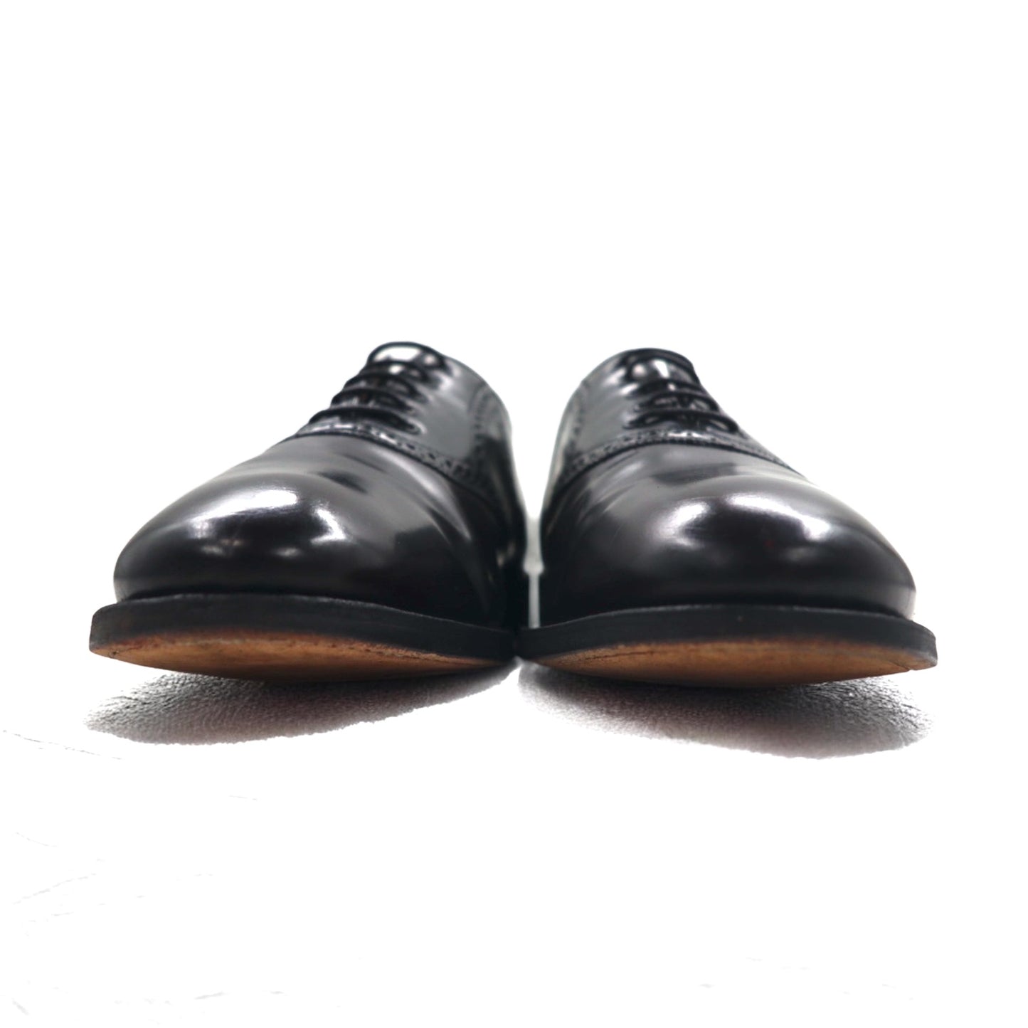 Johnston & Murphy クォーターブローグ ドレスシューズ 28cm ブラック レザー メダリオン 内羽根 93530