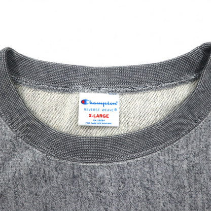 Champion リバースウィーブ REVERSE WEAVE リブライン スウェット XL グレー トリコロール C8-J002