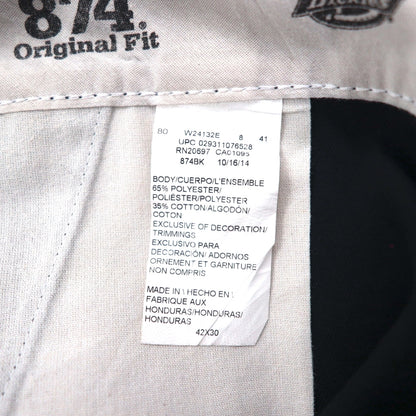 Dickies 874 Original Fit Work Chino Pants, Black, XL, Oversized