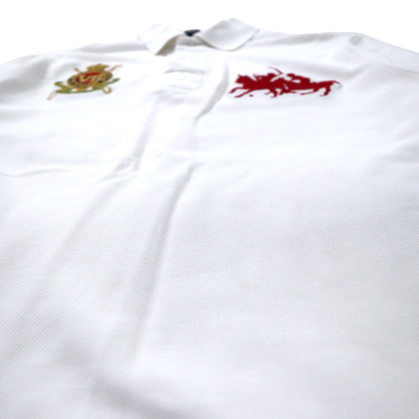 POLO RALPH LAUREN Big Pony Rugby Shirt Polo Shirt 175/96A White 