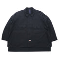 SHINYA KOZUKA × Dickies Oversized Work Shirt Jacket S Black WORK SHIRT-ISH JACKET 2001SK60