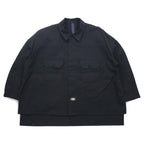 SHINYA KOZUKA × Dickies Oversized Work Shirt Jacket S Black WORK SHIRT-ISH JACKET 2001SK60