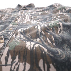 Carhartt 90s Tree Camo Button-Down Work Shirt, Size XL, Khaki, Mossy Oak Camo, Rugged Outdoor Wear