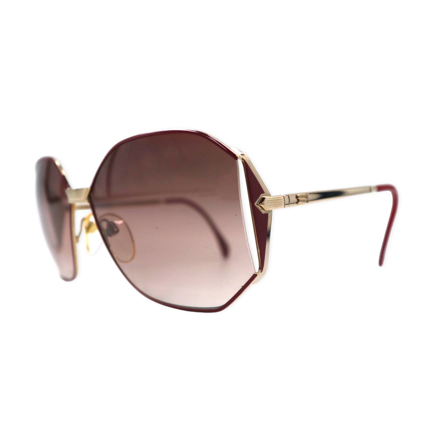 Vintage Octagon Sunglasses サングラス オクタゴン グラデーションレンズ ゴールド メタルフレーム ヴィンテージ