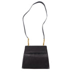 日本然リトテ-古着オンライン-Salvatore Ferragamo リザード型押し 台形 チェーン ショルダーバッグ ブラウン レザー Q 21 4654 イタリア製-Salvatore Ferragamo Lizard Embossed Trapezoid Chain Shoulder Bag Brown Leather Q 21 4654 Italy Made