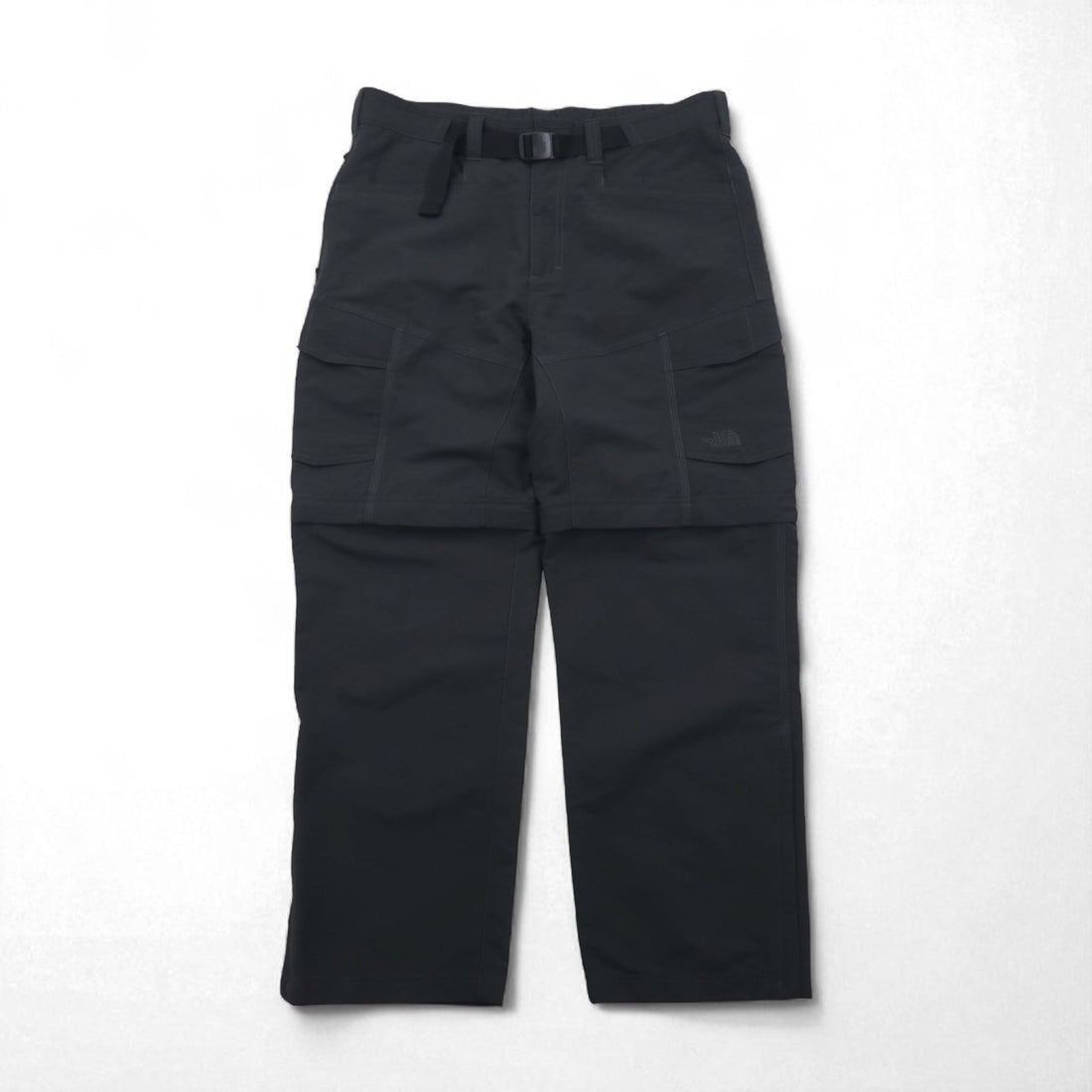 THE NORTH FACE Convertible 2-Way Wide Cargo Pants, Size M, Gray Nylon, US Standard, Paramount Peak II, A4J0