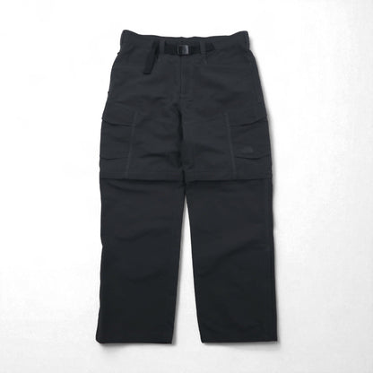 THE NORTH FACE Convertible 2-Way Wide Cargo Pants, Size M, Gray Nylon, US Standard, Paramount Peak II, A4J0