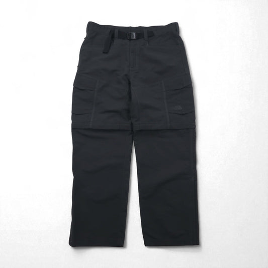 THE NORTH FACE コンバーチブル 2WAY ワイド カーゴパンツ ショートパンツ M グレー ナイロン US規格 Paramount Peak Ⅱ A4J0