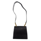 Salvatore Ferragamo Lizard-embossed trapezoid chain shoulder bag in brown leather Q 21 4654 Made in Italy