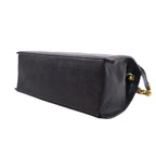 Salvatore Ferragamo Lizard-embossed trapezoid chain shoulder bag in brown leather Q 21 4654 Made in Italy