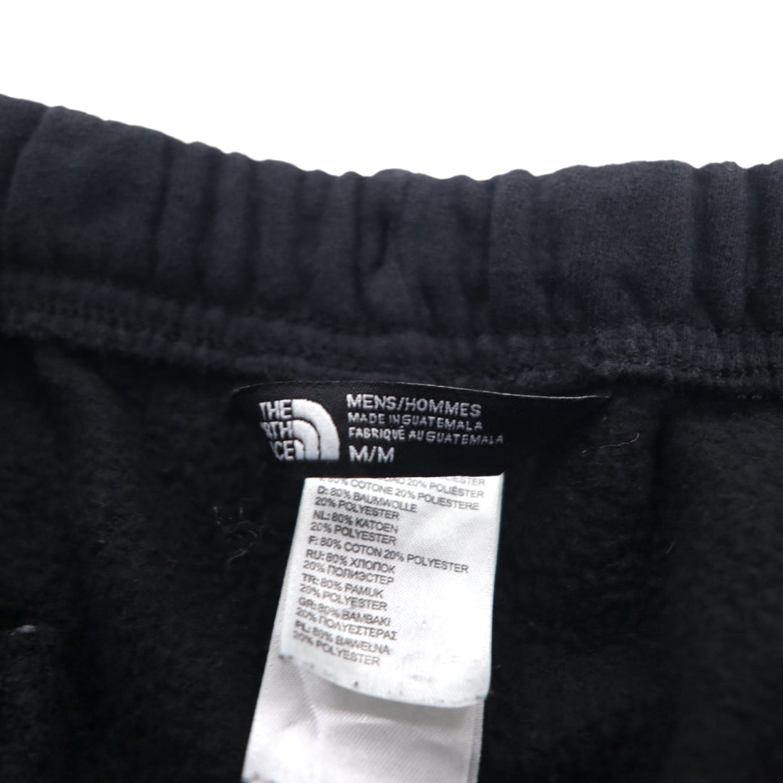 THE NORTH FACE Flared Sweatpants, M, Black, Cotton, One Point Logo Embroidery, US Standard