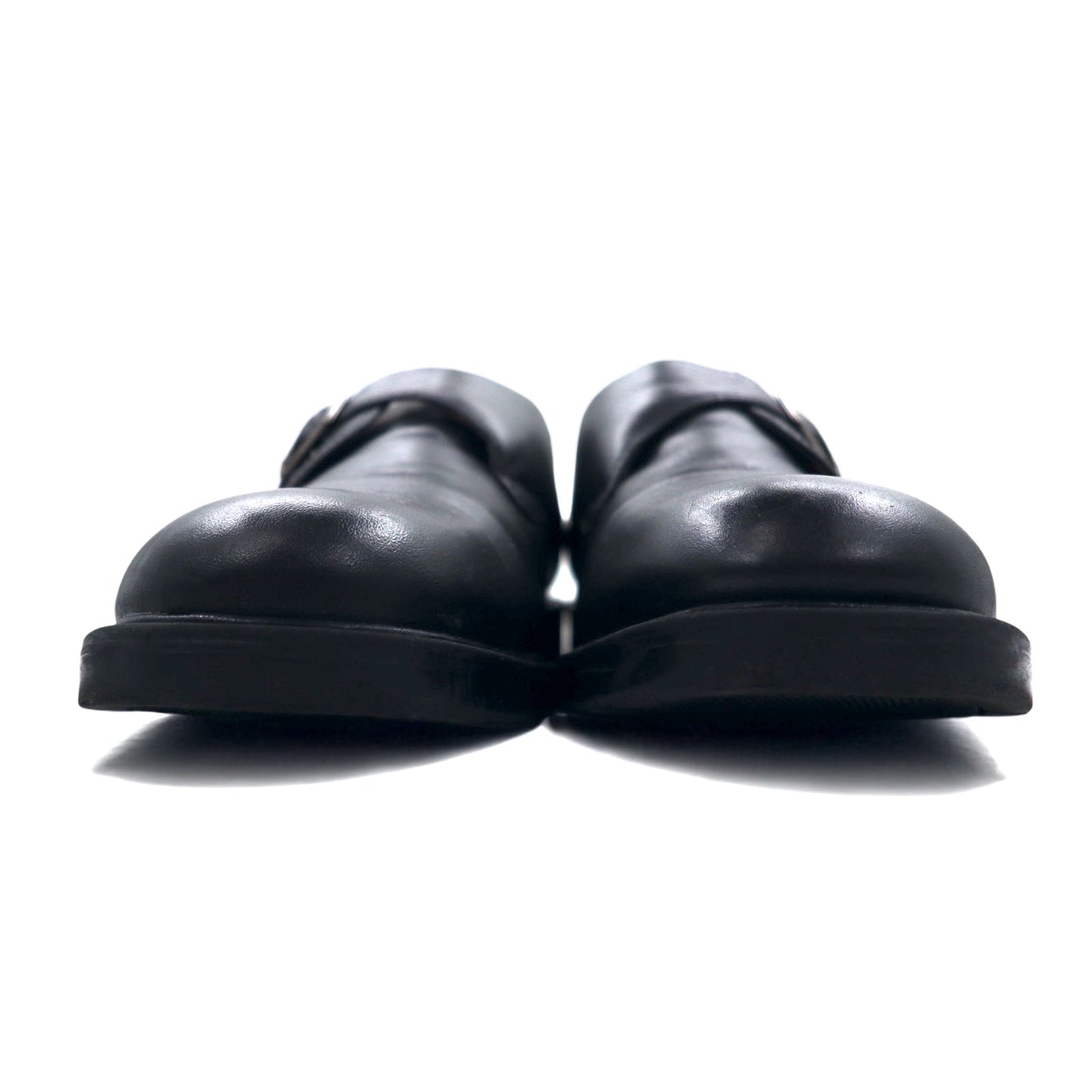 croft & barrow モンクストラップ ストレートチップ ドレスシューズ 29cm ブラック レザー BERET