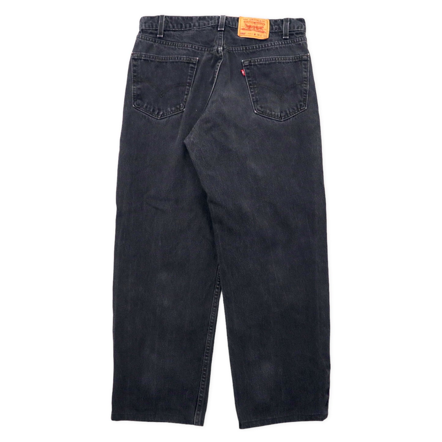 Levi's USA製 90年代 550 RELAXED FIT ブラック デニムパンツ 36 テーパード 550-0260