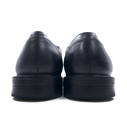 croft & barrow モンクストラップ ストレートチップ ドレスシューズ 29cm ブラック レザー BERET