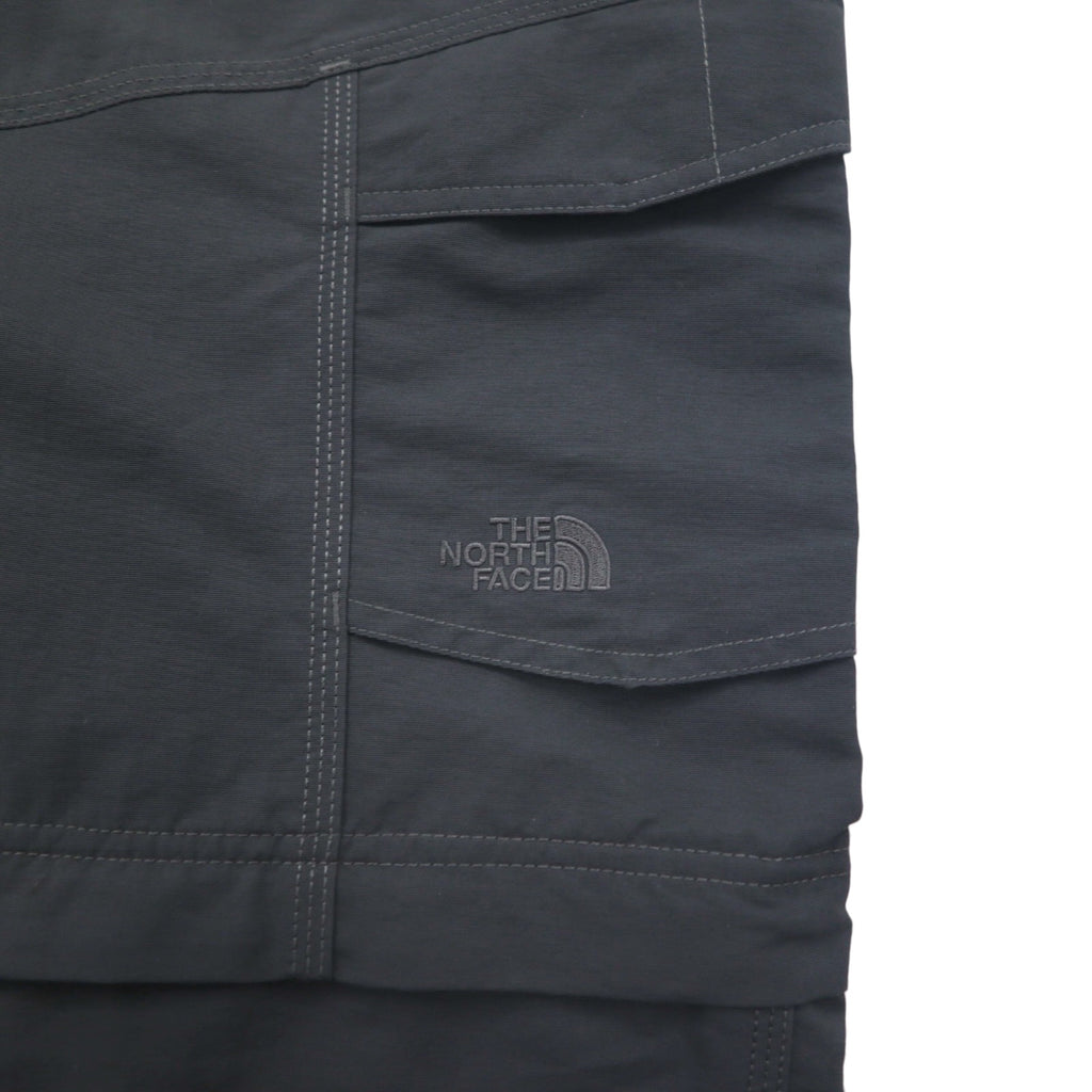 THE NORTH FACE Convertible 2-Way Wide Cargo Pants, Size M, Gray Nylon, US Standard, Paramount Peak II, A4J0