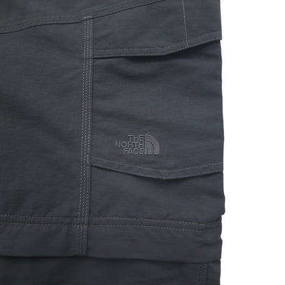 THE NORTH FACE Convertible 2-Way Wide Cargo Pants, Size M, Gray Nylon, US Standard, Paramount Peak II, A4J0