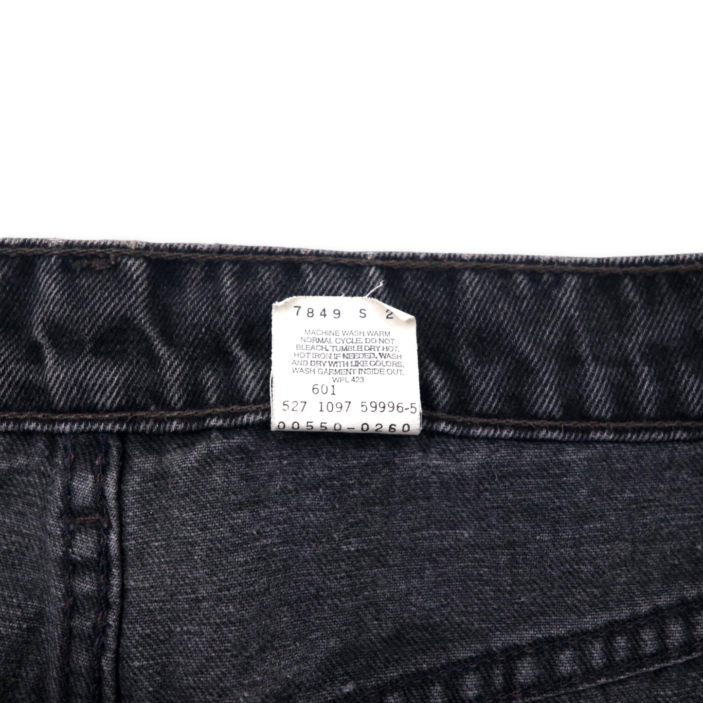 Levi's USA製 90年代 550 RELAXED FIT ブラック デニムパンツ 36 テーパード 550-0260