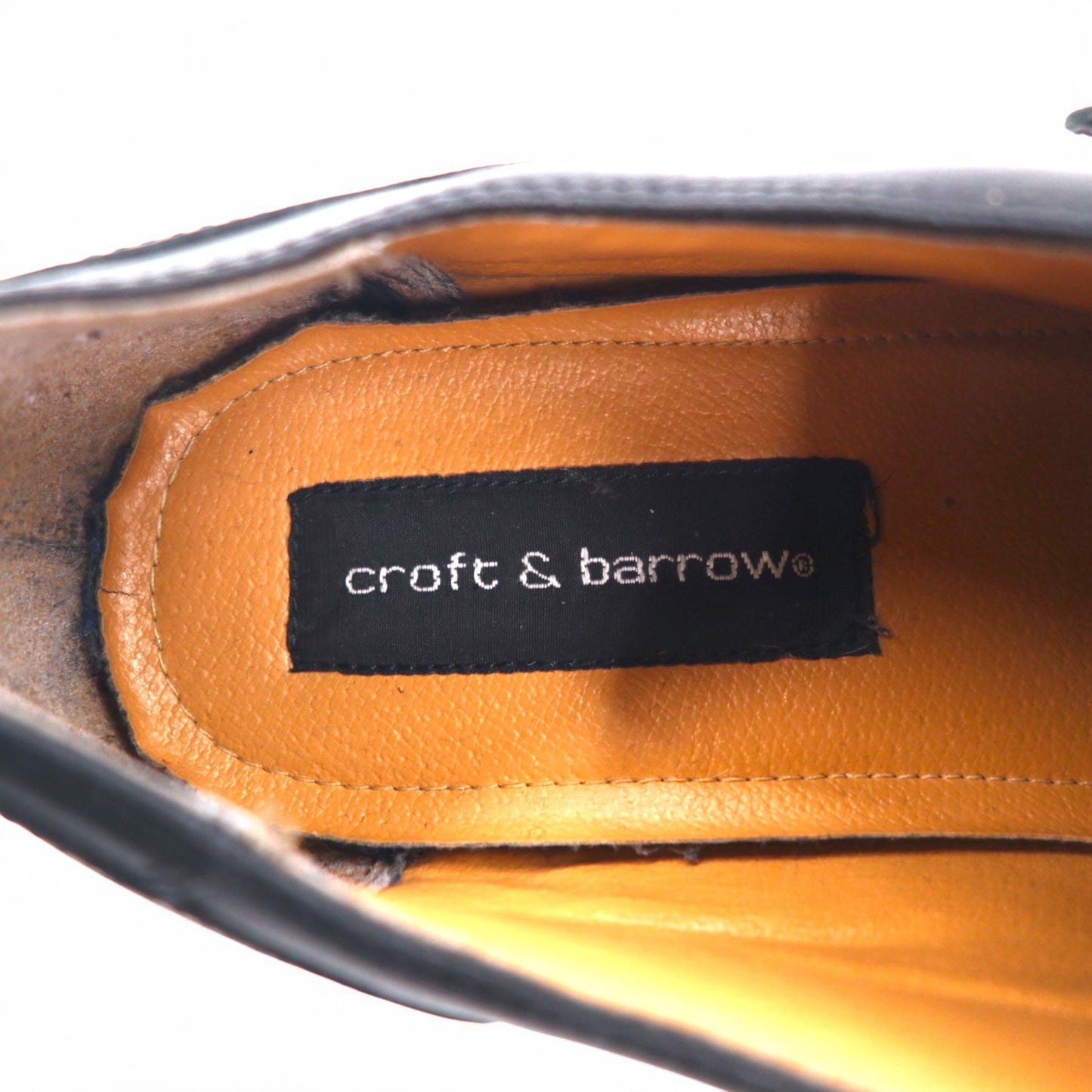 croft & barrow モンクストラップ ストレートチップ ドレスシューズ 29cm ブラック レザー BERET