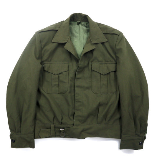 Vintage 60s Greek Battle Dress Ike Jacket ギリシャ軍 アイクジャケット バトルドレス L カーキ ユーロミリタリー