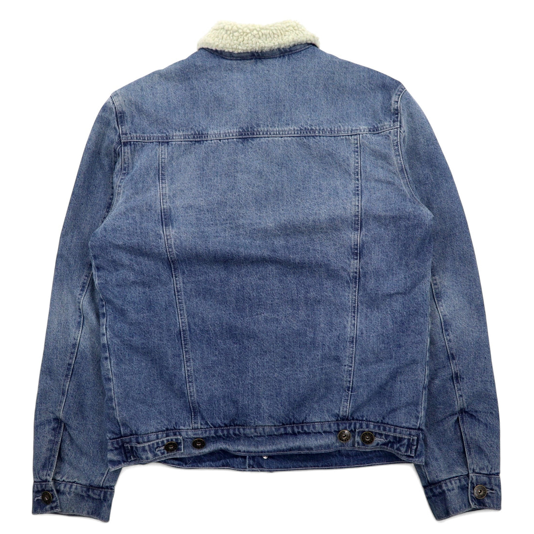 GUESS ボア デニムジャケット トラッカージャケット M ブルー コットン Sherpa Denim Jacket X74XN1R0LF0
