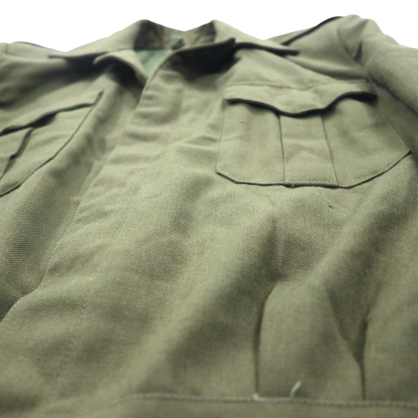 Vintage 60s Greek Battle Dress Ike Jacket ギリシャ軍 アイクジャケット バトルドレス L カーキ ユーロミリタリー