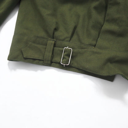 Vintage 60s Greek Battle Dress Ike Jacket ギリシャ軍 アイクジャケット バトルドレス L カーキ ユーロミリタリー