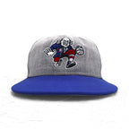 NEW ERA バイカラー スナップバック ベースボールキャップ FREE グレー ブルー NBA PHILADELPHIA 76ERS