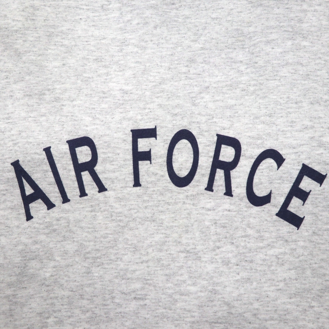 US AIR FORCE Military Training Sweatshirt, Size XL, Light Gray, Fleece-Lined, Arch Logo, Military Style, 8415-01-407-2788