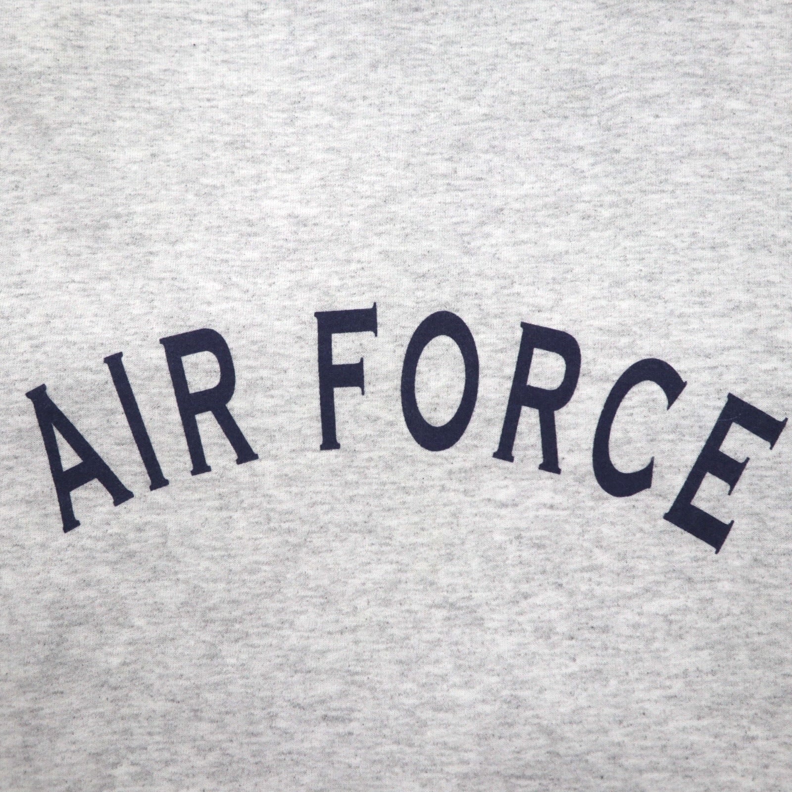 US AIR FORCE 米軍 トレーニング スウェット トレーナー XL ライトグレー 裏起毛 アーチロゴ ミリタリー 8415-01-407-2788