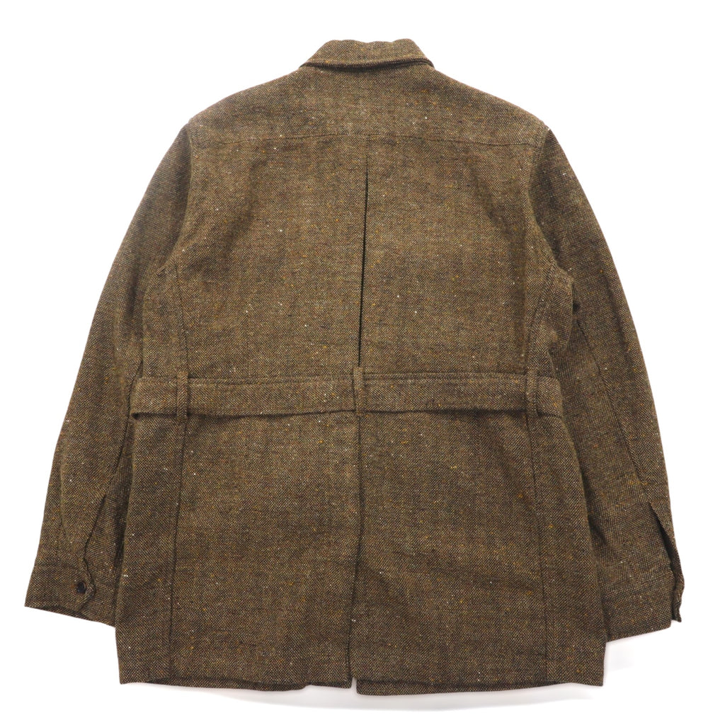 BEAMS PLUS Military Utility Wool Linen Jacket XL Brown 11-18-5544-139