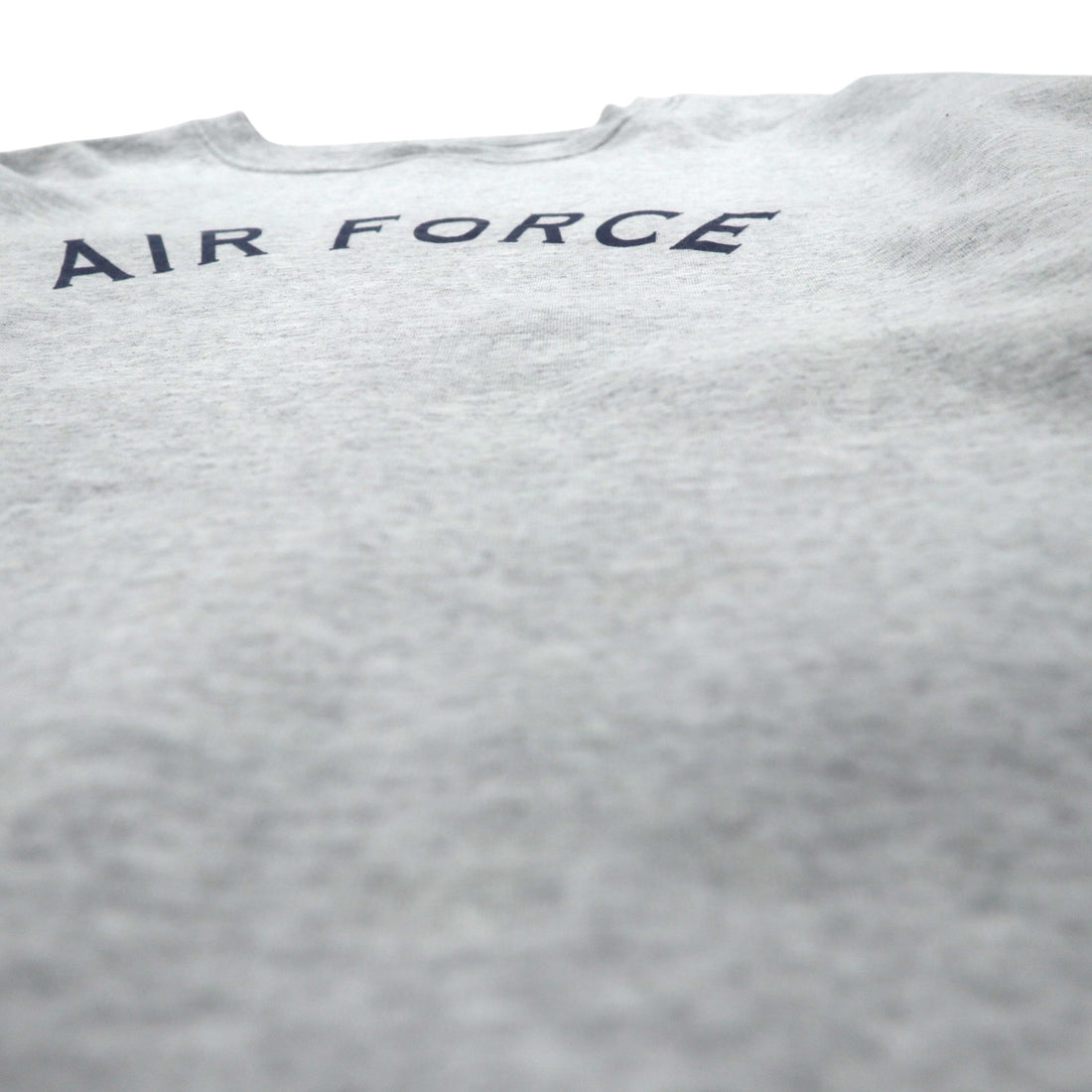 US AIR FORCE Military Training Sweatshirt, Size XL, Light Gray, Fleece-Lined, Arch Logo, Military Style, 8415-01-407-2788