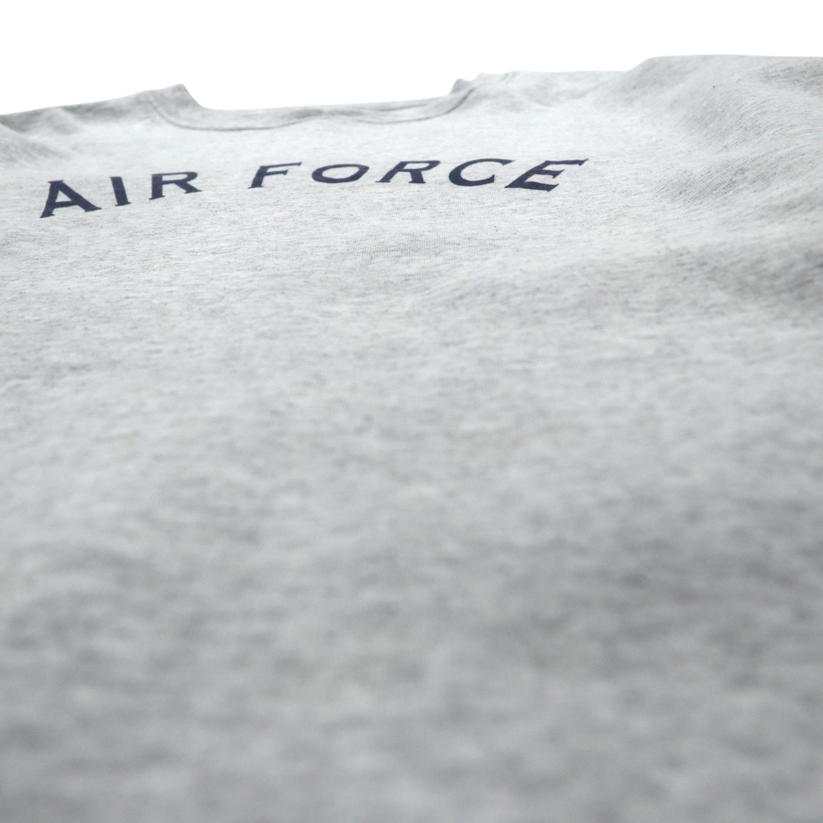 US AIR FORCE 米軍 トレーニング スウェット トレーナー XL ライトグレー 裏起毛 アーチロゴ ミリタリー 8415-01-407-2788
