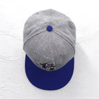 NEW ERA バイカラー スナップバック ベースボールキャップ FREE グレー ブルー NBA PHILADELPHIA 76ERS