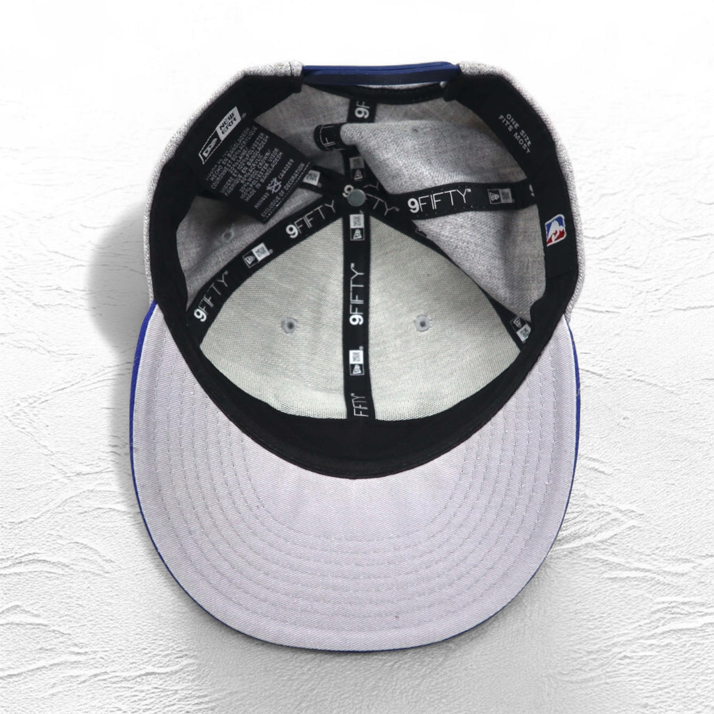 NEW ERA バイカラー スナップバック ベースボールキャップ FREE グレー ブルー NBA PHILADELPHIA 76ERS