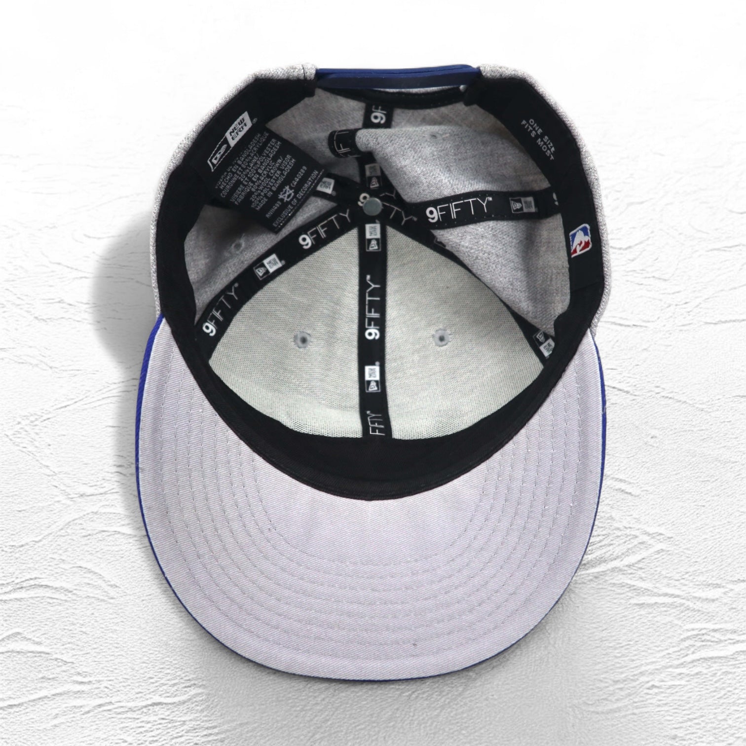 NEW ERA バイカラー スナップバック ベースボールキャップ FREE グレー ブルー NBA PHILADELPHIA 76ERS