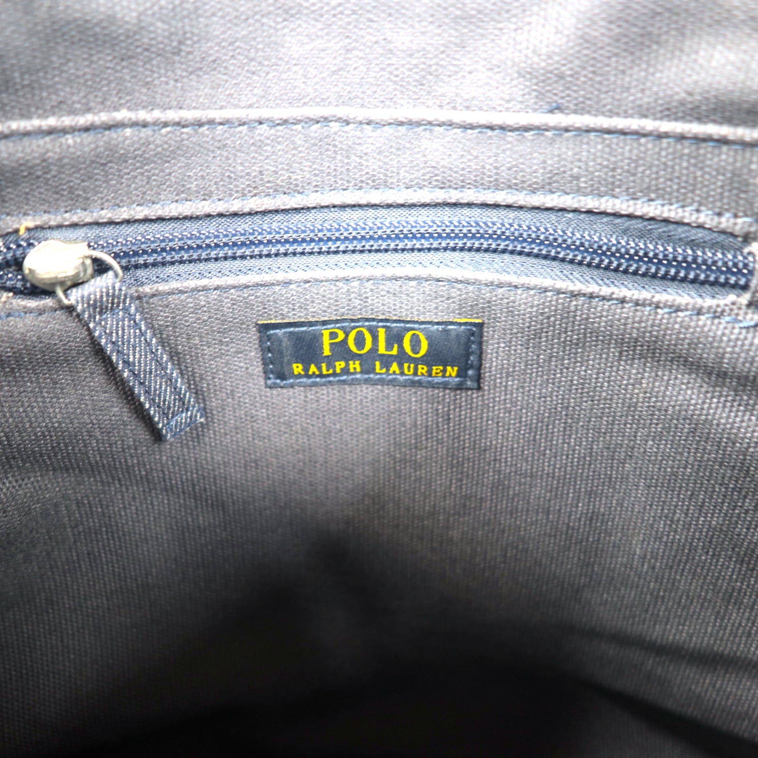 Ralph lauren denim bag hot sale