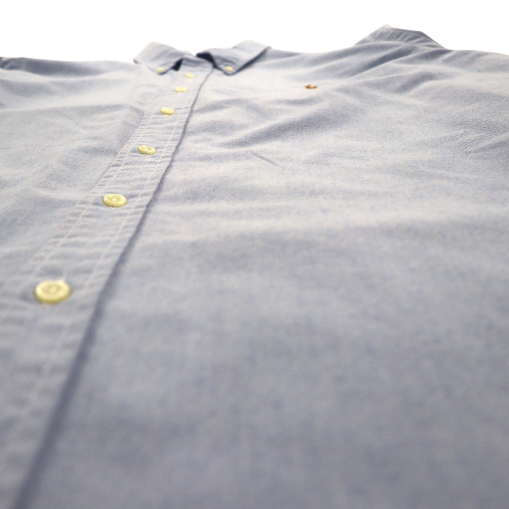 RALPH LAUREN Oxford Button-Down Shirt, XL, Blue Cotton, Small Pony Embroidery