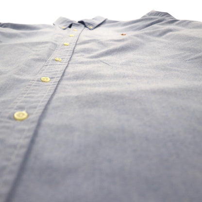 RALPH LAUREN オックスフォード ボタンダウンシャツ XL ブルー コットン スモールポニー刺繍