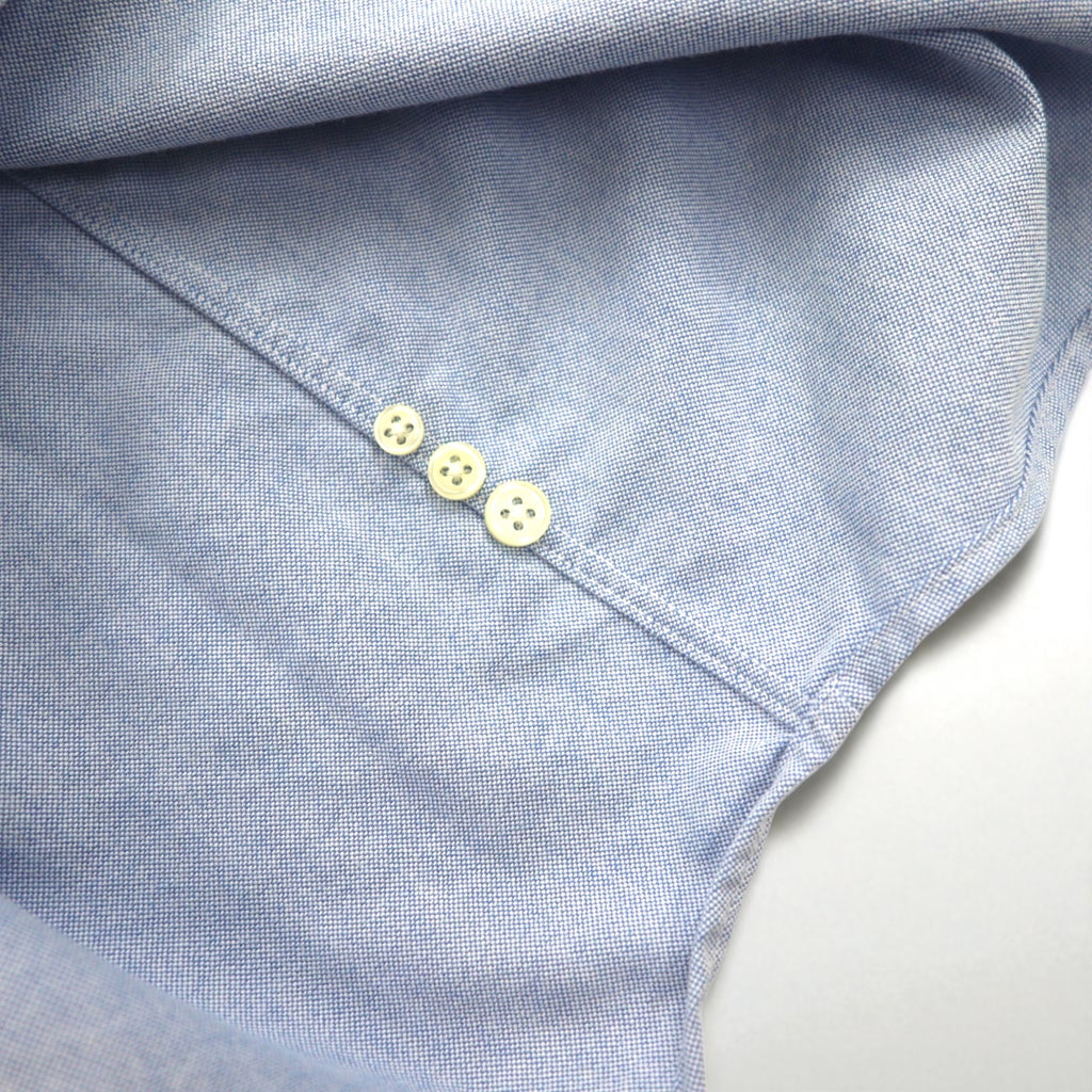 RALPH LAUREN Oxford Button-Down Shirt, XL, Blue Cotton, Small Pony Embroidery