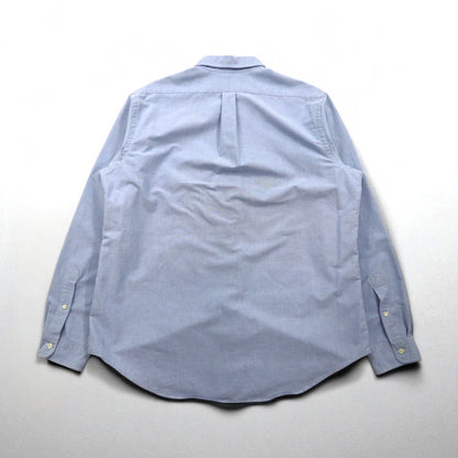 RALPH LAUREN オックスフォード ボタンダウンシャツ XL ブルー コットン スモールポニー刺繍