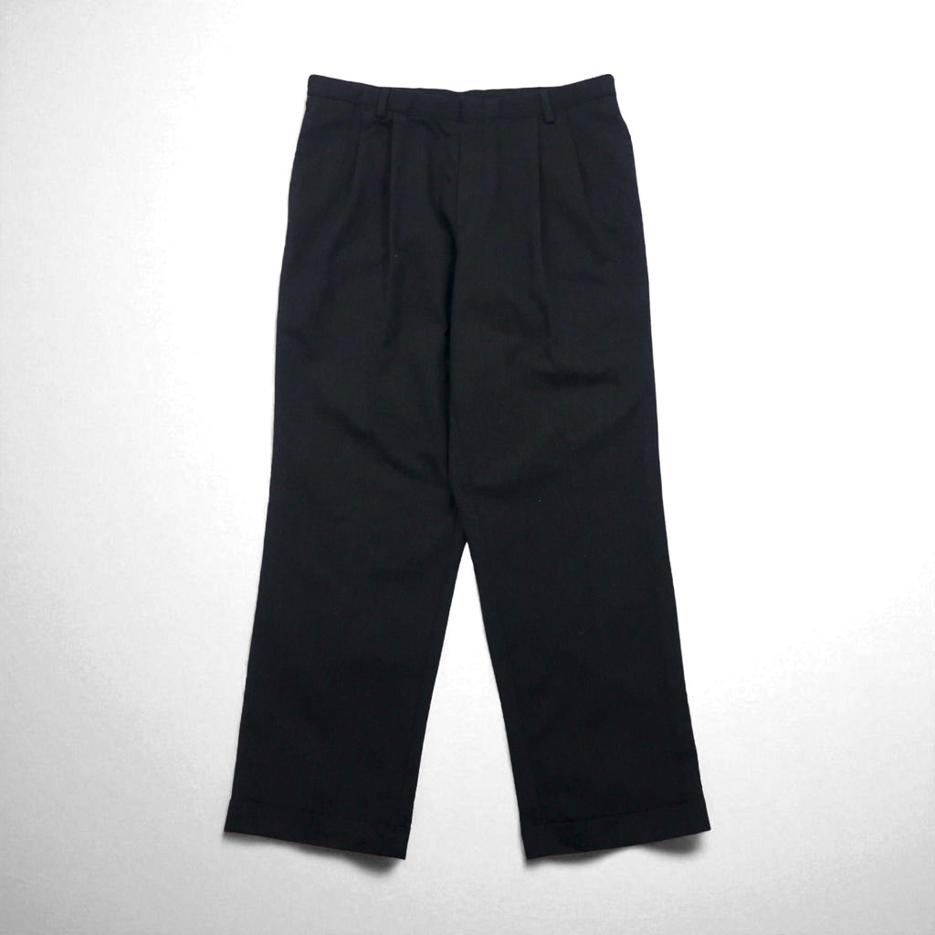 DOCKERS ( Levi's ) 00年代 STAIN DEFFENDER 2タック ワイド スラックスパンツ L グレー