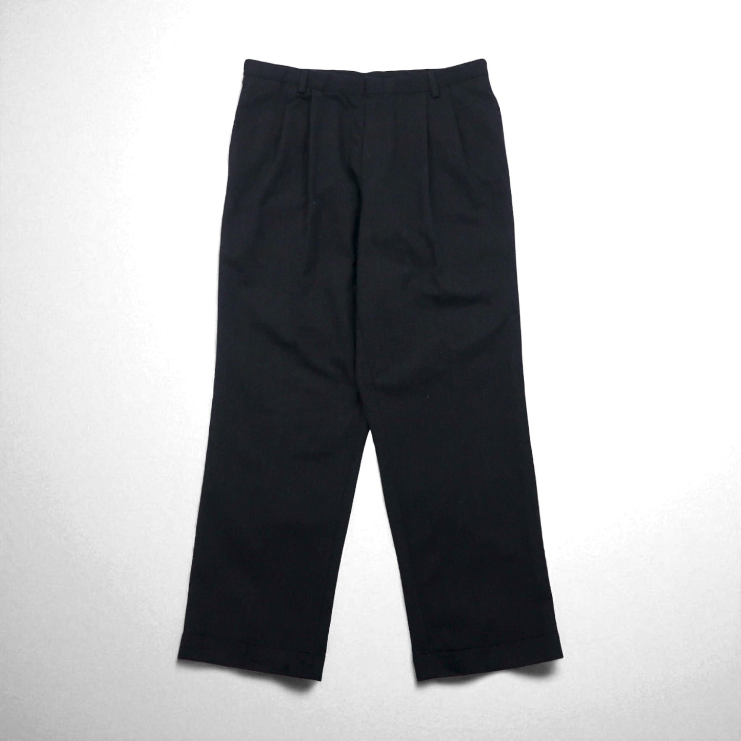 DOCKERS ( Levi's ) 00年代 STAIN DEFFENDER 2タック ワイド スラックスパンツ L グレー