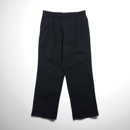 DOCKERS ( Levi's ) 00年代 STAIN DEFFENDER 2タック ワイド スラックスパンツ L グレー