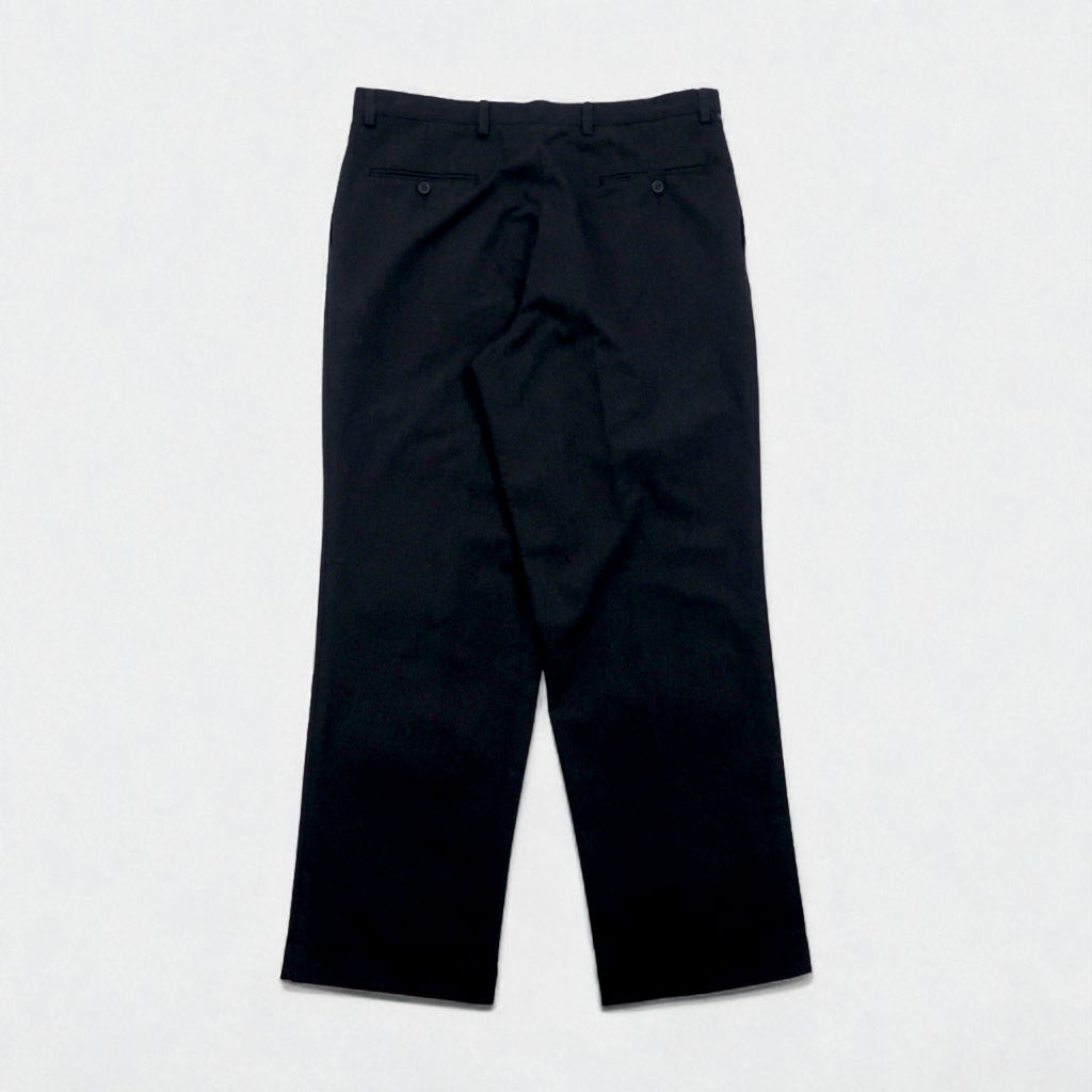 DOCKERS ( Levi's ) 00年代 STAIN DEFFENDER 2タック ワイド スラックスパンツ L グレー